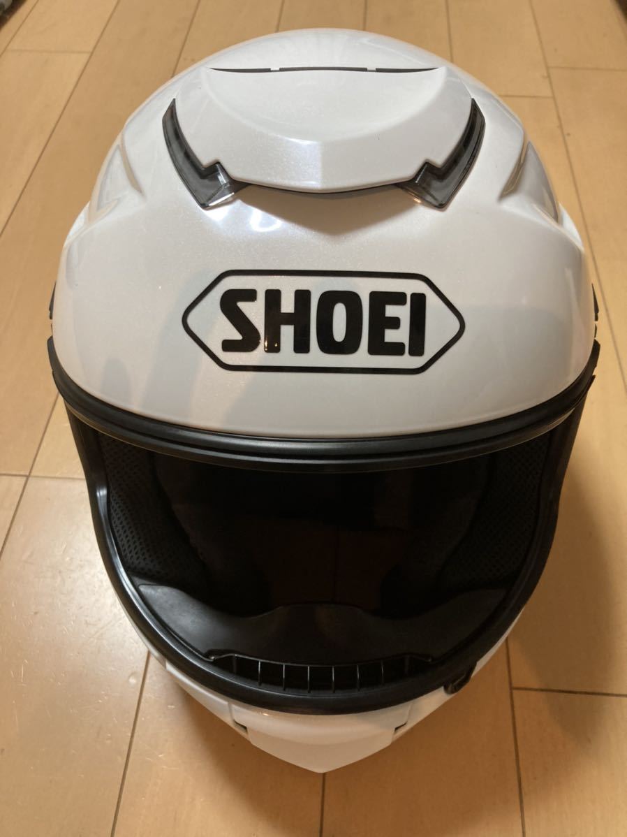 送料無料です。SHOEI GT Air ルミナスホワイトLサイズ 新品クリア