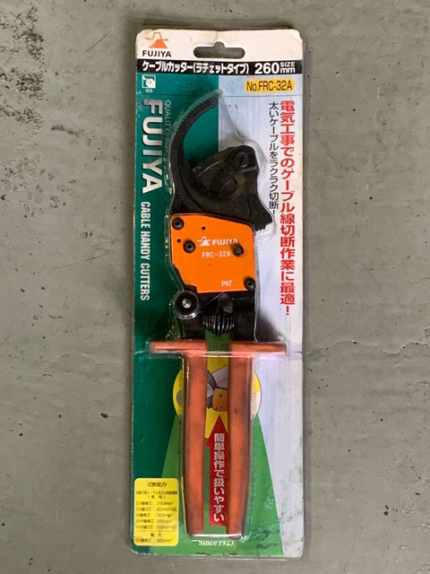 フジ矢 ケーブルカッターラチェットタイプ (1丁) 品番 DIY・工具 | fes.fukushima.jp