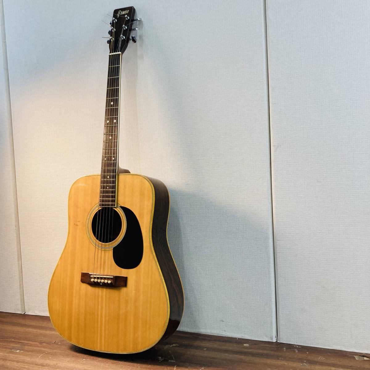 1000円 札幌発 Greco アコースティックギター F280 ケース付 グレコ 北