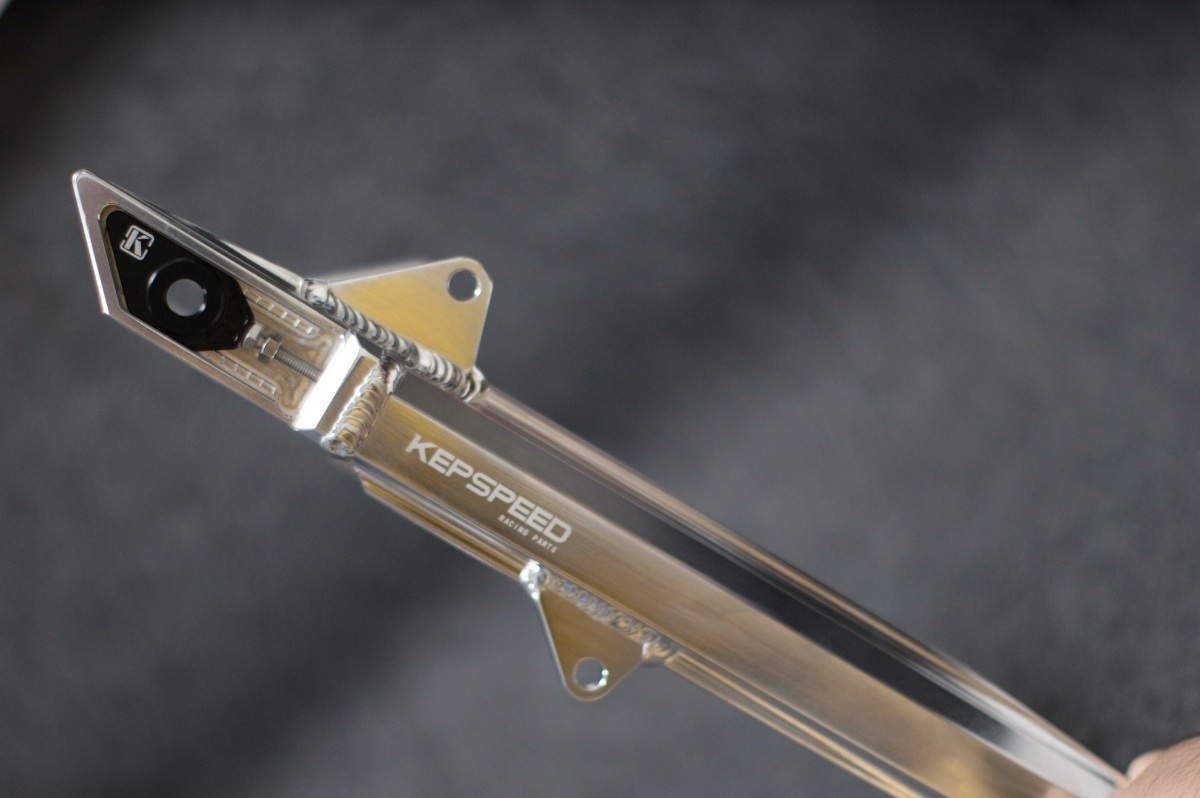 KEPSPEED製 スーパーカブ用 アルミスイングアーム typeKT(+10cm