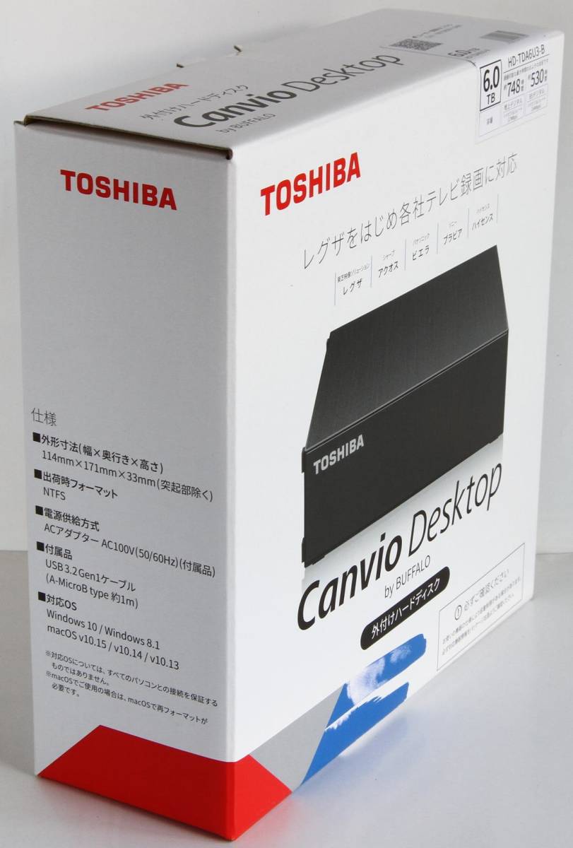 新品未開封 BUFFALO(TOSHIBA) HD-TDA6U3-B 6TB - icaten.gob.mx