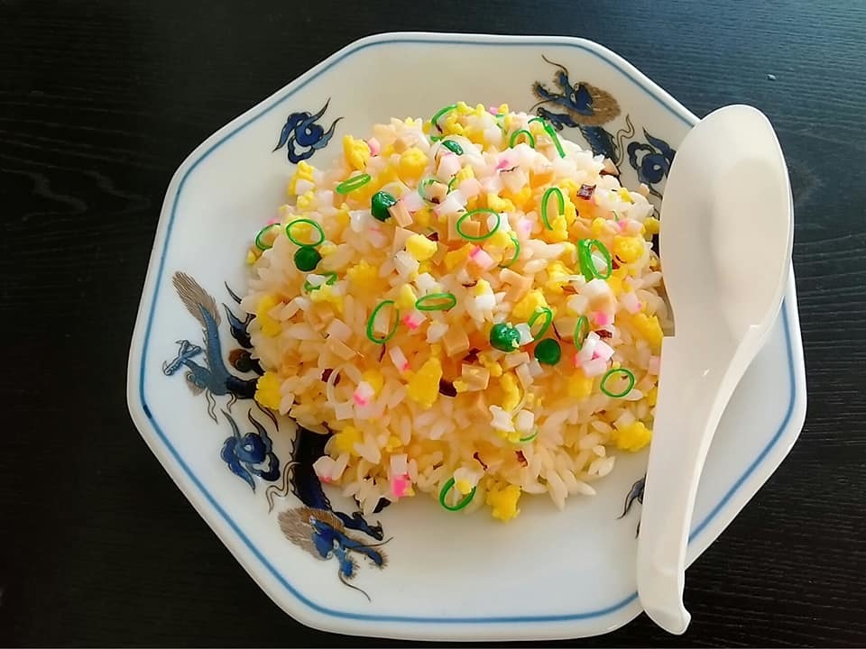 五目炒飯　食品サンプル　Fried rice　food sample masterpiece_画像1