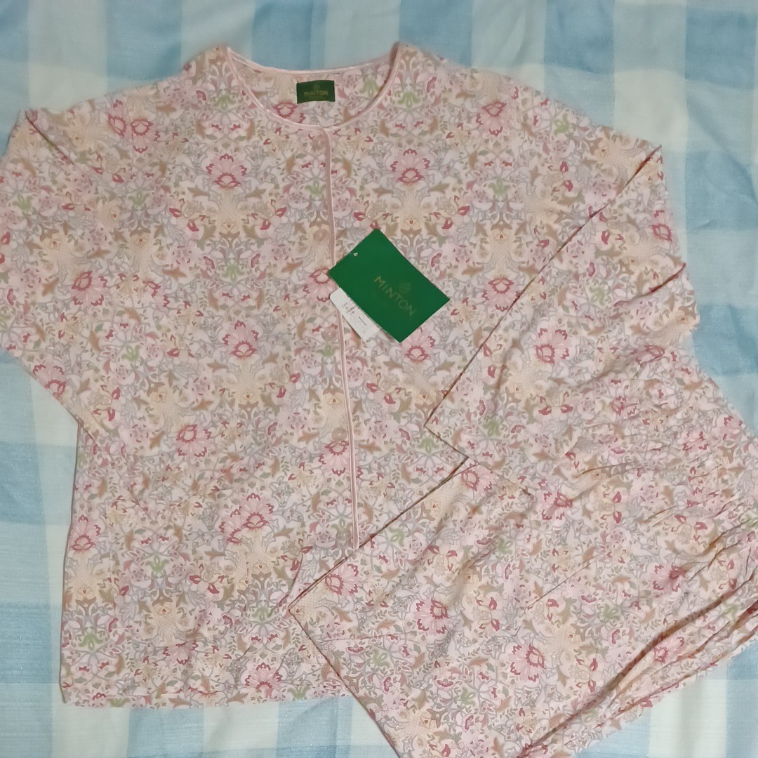 日本正規販売店 ワコール　ミントン　パジャマ　ピンク&ブルーセット パジャマ