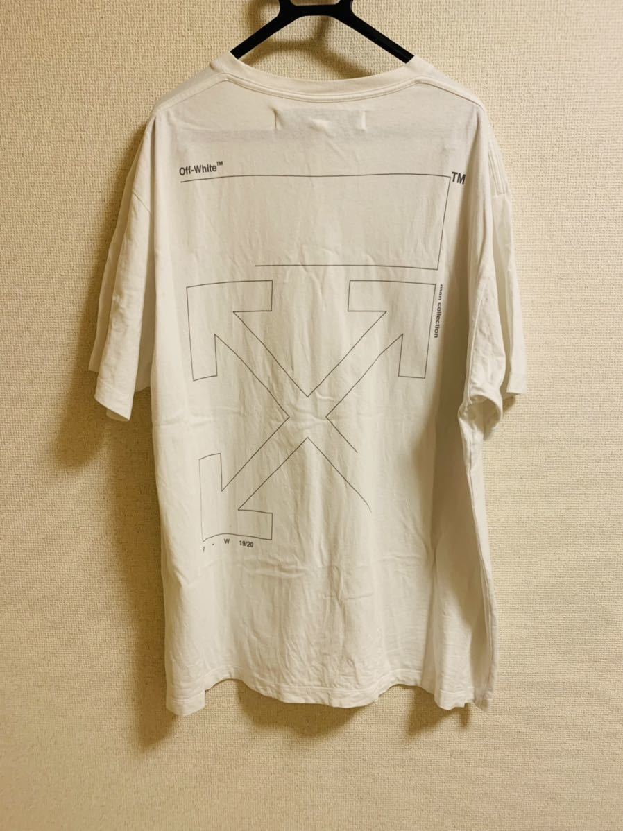 オフホワイト/OFF-WHITE ARROWS OVER T-SHIRT オーバーサイズ アロー VIRGIL ABLOH ホワイト 半袖tシャツ  ヴァージルアブロー