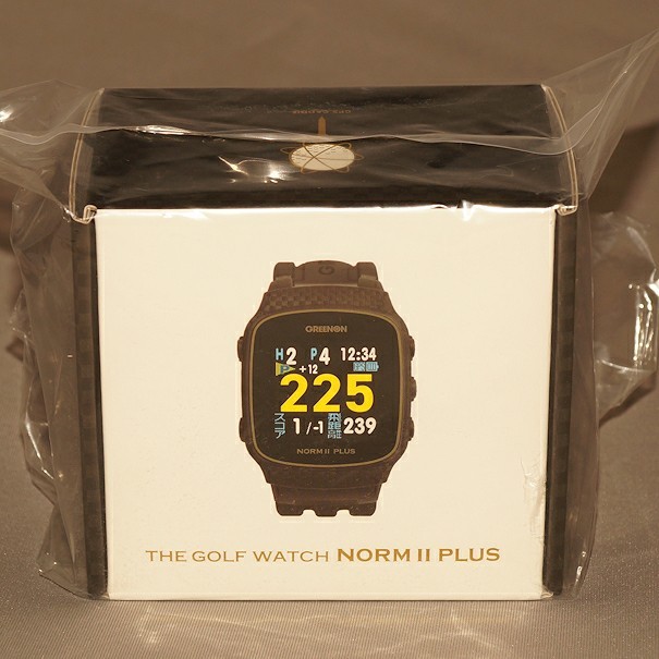 グリーンオン ザ・ゴルフウォッチ ノルム2プラス G020B ブラック 新品
