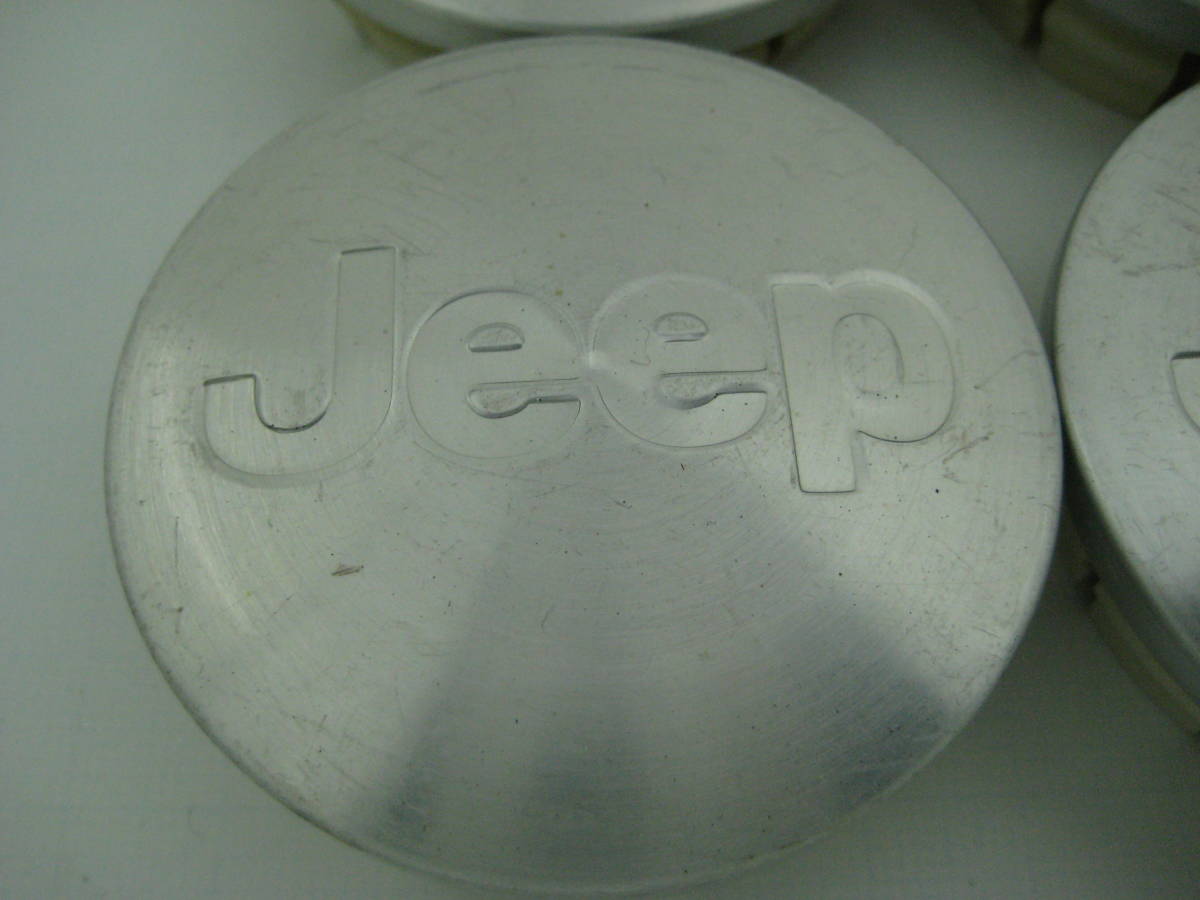 k5937 JEEP ジープ純正アルミホイール用センターキャップ中古４個 52090402AA_画像4