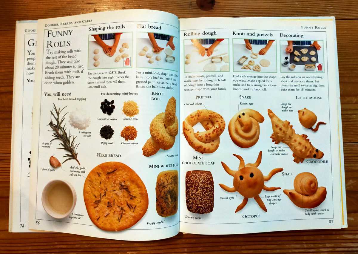 子供向け 料理 レシピ クッキング 洋書 Children's Step-by-Step Cookbook: A Complete Cookery Course for Children 英語学習_画像4