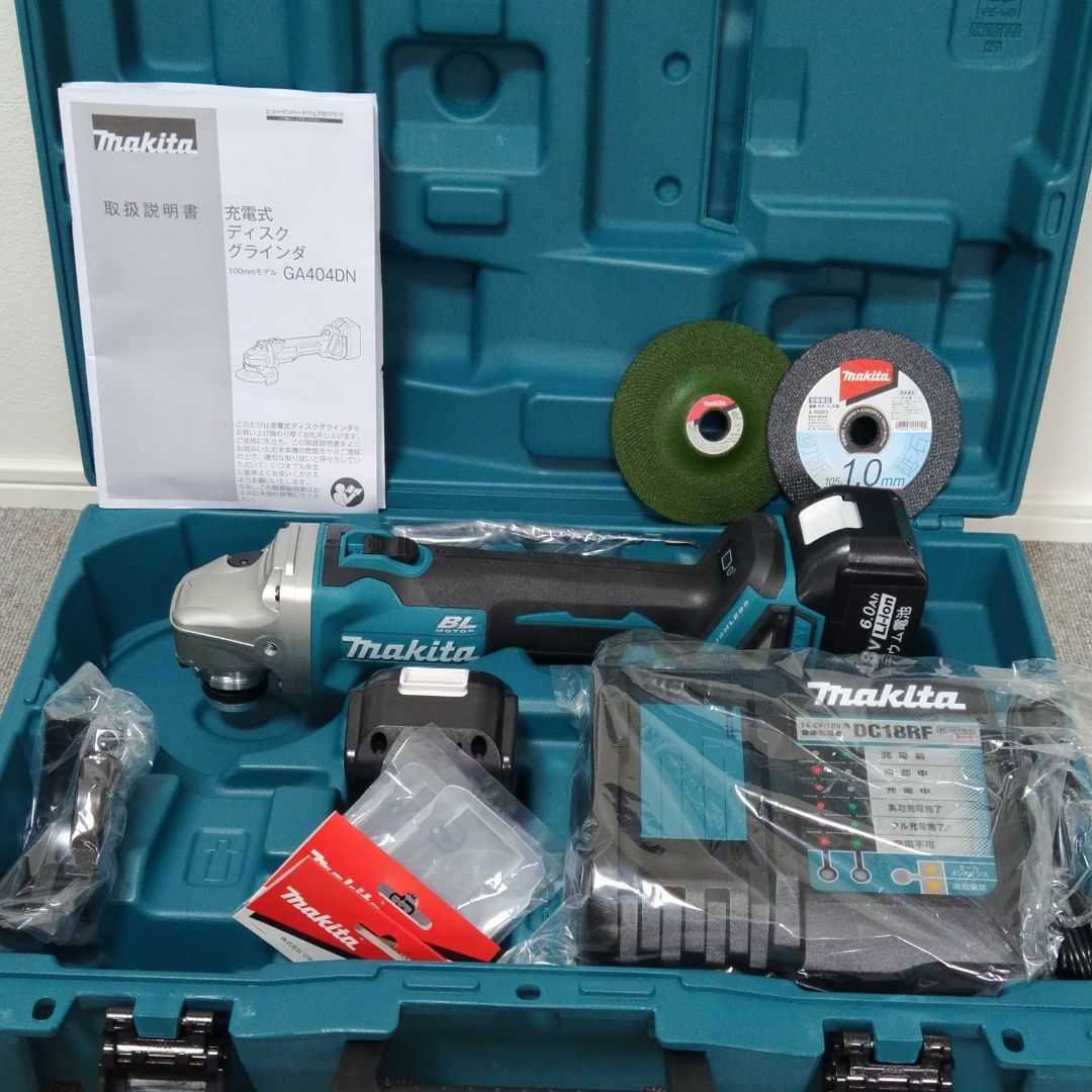 新品未使! マキタ 18V 充電式ディスクグラインダ GA404DRGXN ccorca.org