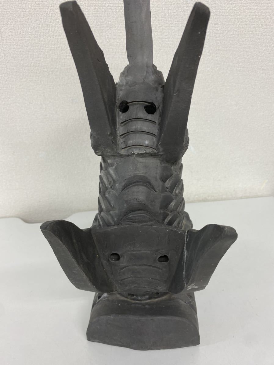 シャチホコ 鯱 瓦 置物 49cm 修理痕あり キズ汚れ色ハゲあり シャチホコ 鯱 瓦 置物 49cm 修理痕あり キズ汚れ色ハゲあり