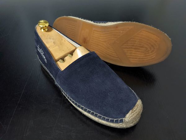 使用回数少 ルイヴィトン 9 LOUIS VUITTON ♯CL1116 青 サマースエード