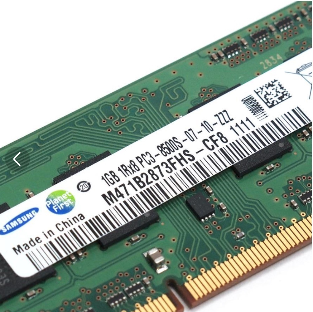 送料84円 Samsung ノート用メモリ 1GB PC3-8500-07-10 DDR3-1066 1枚_画像2