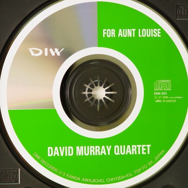 【廃盤 レア】デヴィッド・マレイ　DAVID MURRAY QUARTET　FOR AUNT LOUISE_画像4