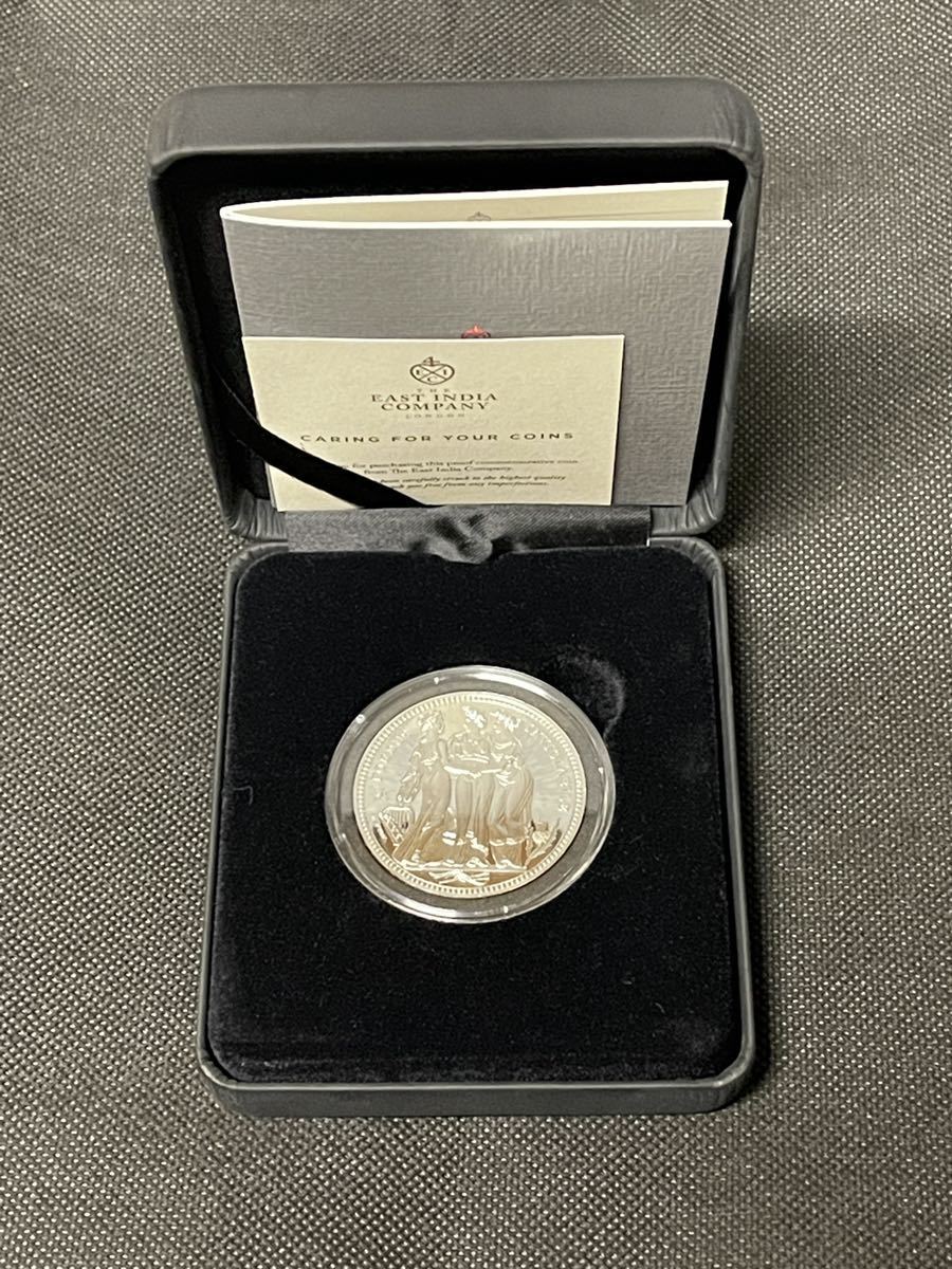2021年 限定1817枚 セントヘレナ スリーグレイセス クラウン 復刻試鋳銀貨 5ポンド 銀貨 箱付き