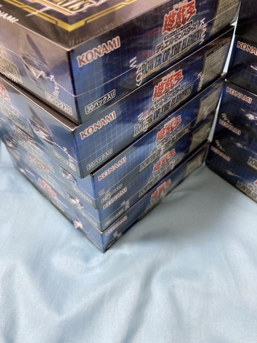 遊戯王 パワーオブジエレメンツ 10box 未開封 シュリンク付き カード
