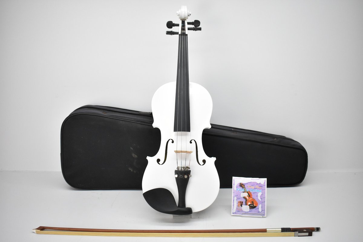 ハルシュタット ヴァイオリン ホワイト WH 4 V-12 4サイズバイオリン