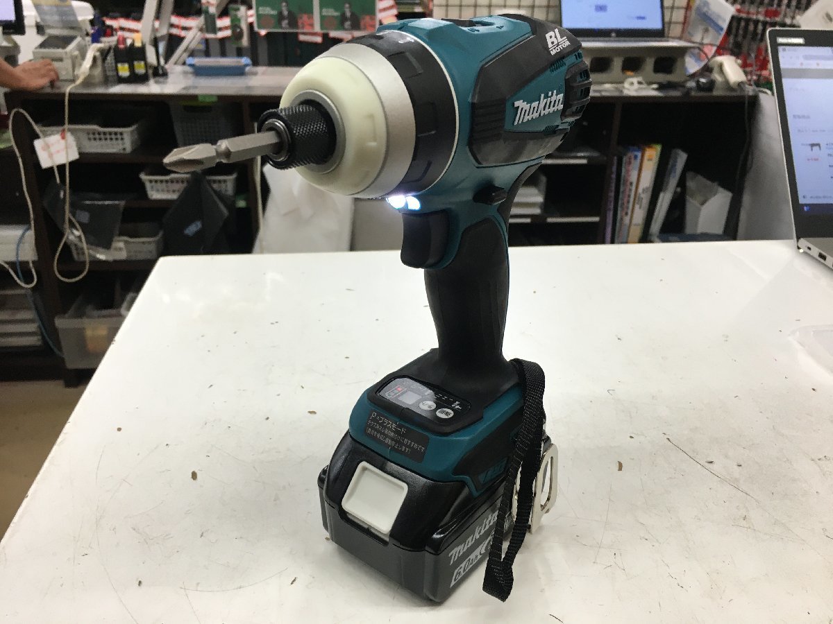 未使用品】☆makita(マキタ) 18v充電式4モードインパクトドライバ 青