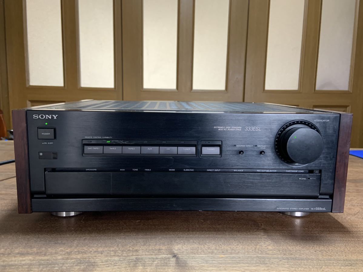 SONY プリメインアンプ TA-F333ESL 定価85000円 動作確認済み 各入力