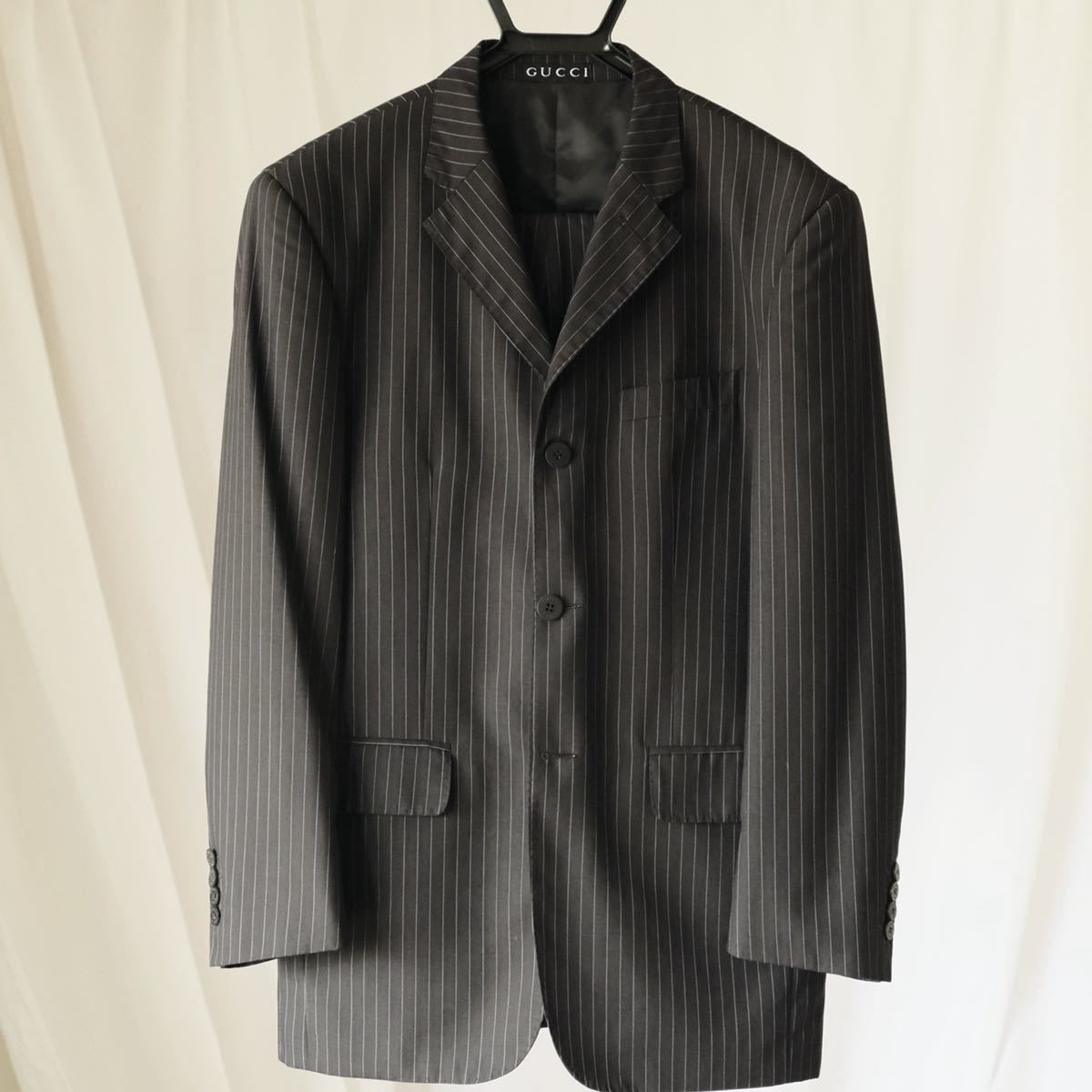 希少GUCCI グッチ モードコレクションスーツ グレー48 | contifarma.pe