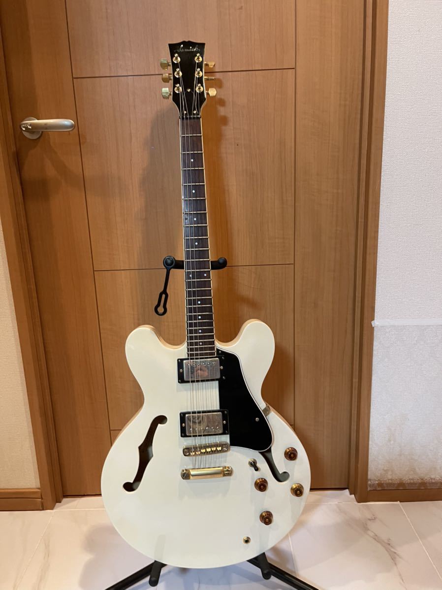Yahoo!オークション - 1円スタート 激レアSamic ES335タイプ White Yahoo!オークション - 1円スタート 激レアSamic ES335タイプ White