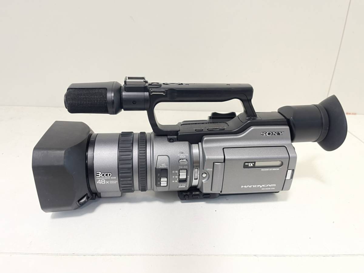 【SONY デジタルビデオカメラ レコーダー DCR-VX2100 本体 リモコン RMT-811】【通電確認済み】_画像5