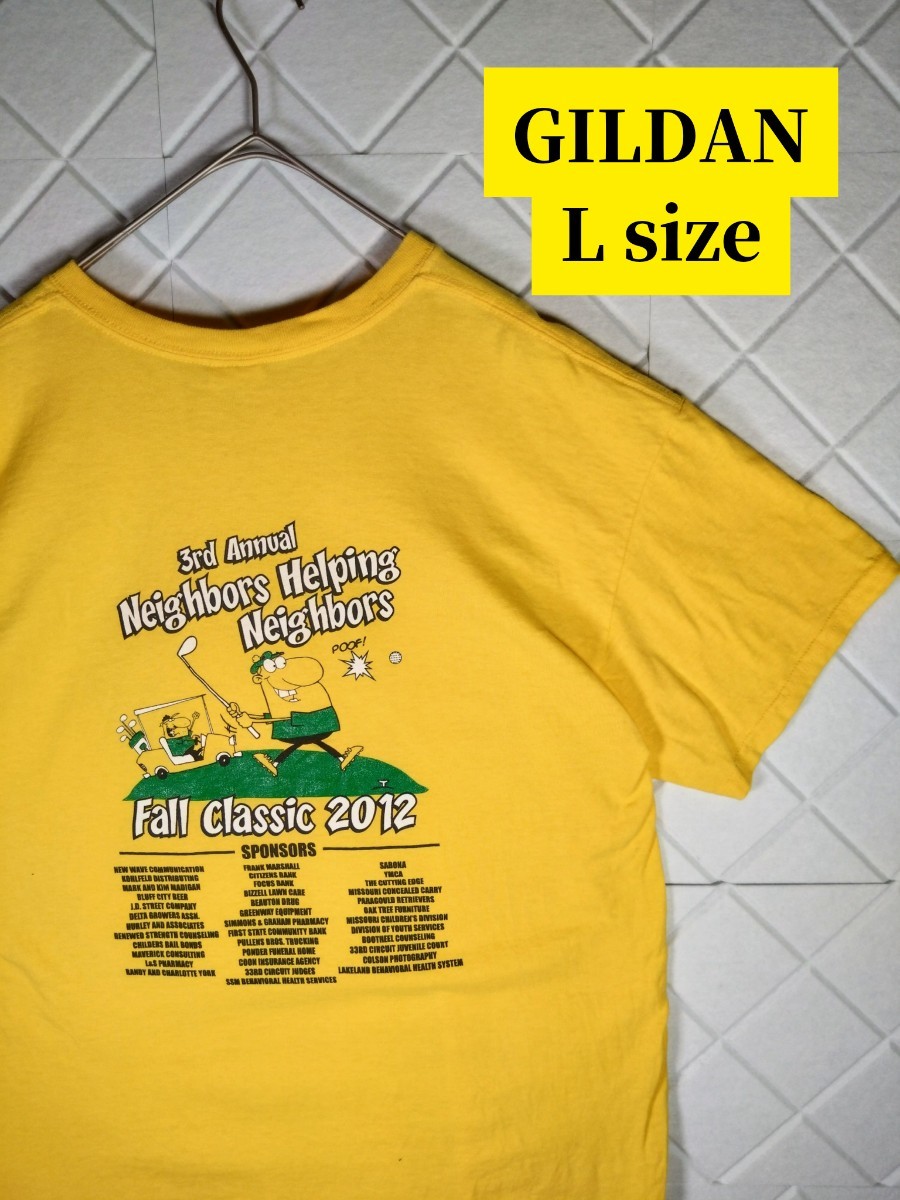 最大91%OFFクーポン GILDAN ギルダン ビッグプリントTシャツ オレンジ champs21.com
