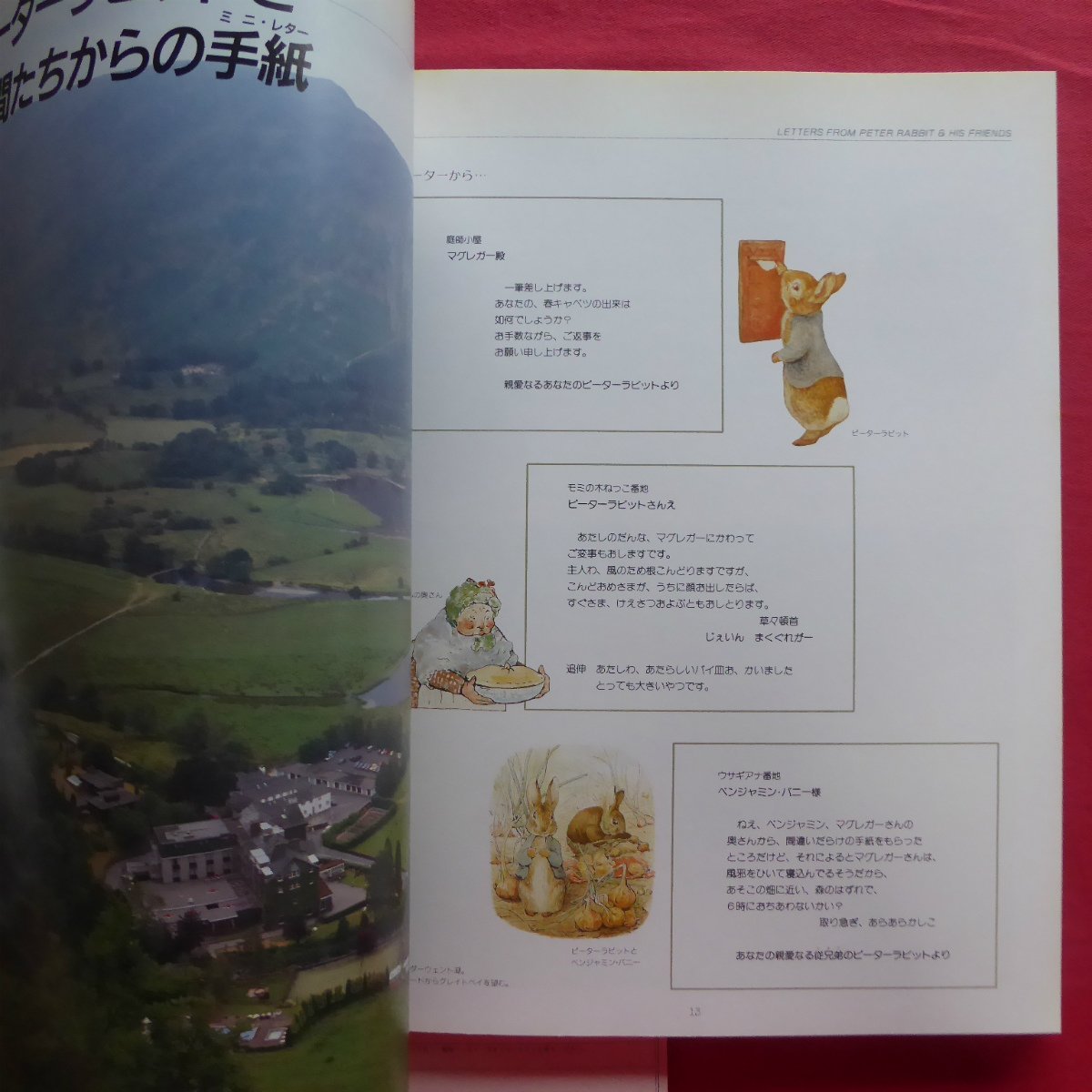 θ8/..: Yoshida новый один [ Peter Rabbit c письмо /. дракон . графика *1990 год первая версия ] произведение . прошел смотреть pota-. мир 