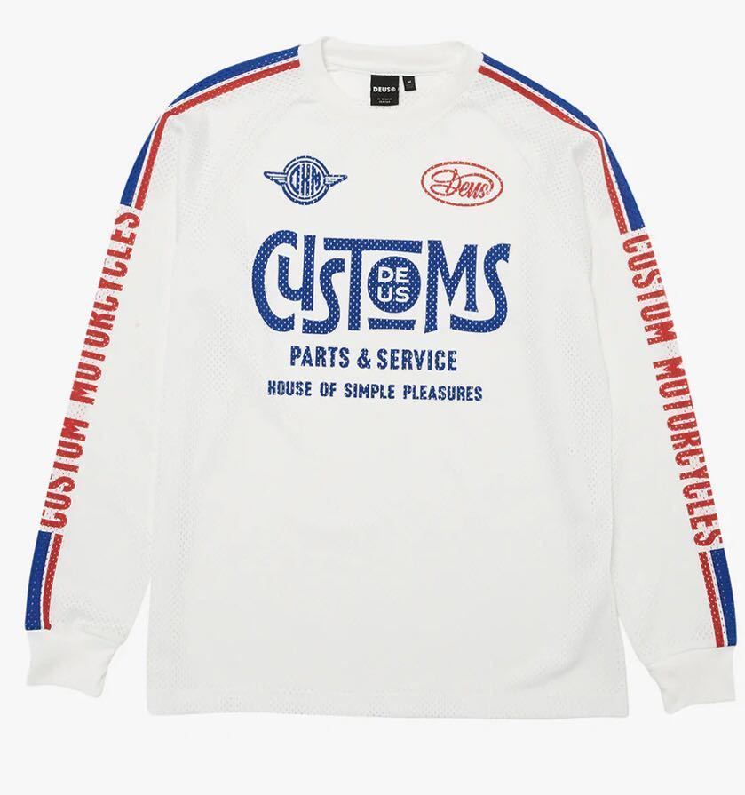 私物 キムタク着 DEUS EX MACHINA RATCHET MOTO JERSE L デウス ...