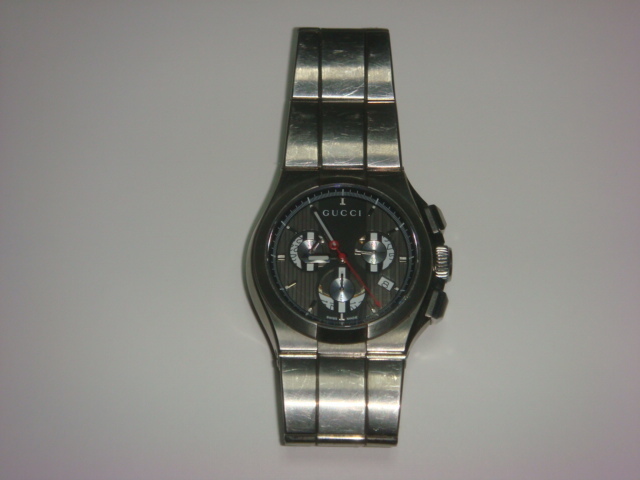 専門ショップ 腕時計 クォーツ メンズ ブラック文字盤 デイト G