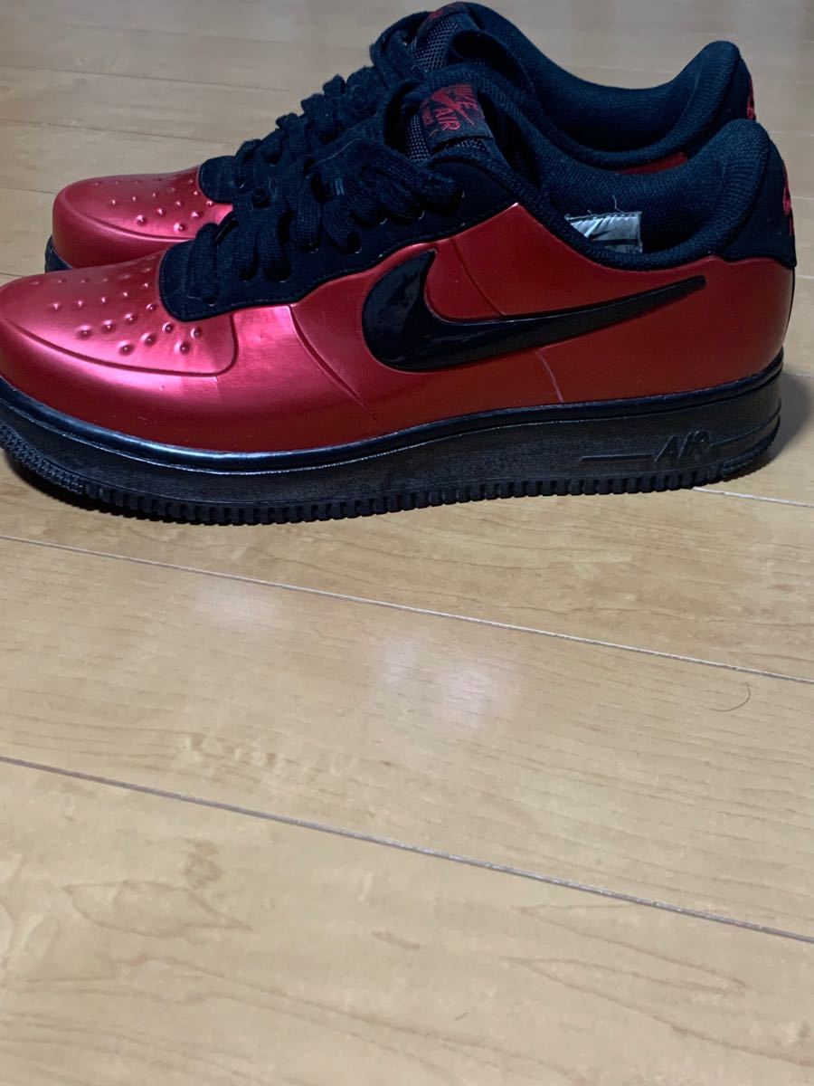 ナイキ エアフォース1 フォームポジット プロ カップ ジムレッド