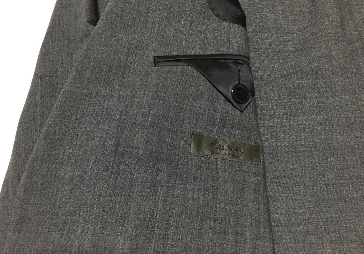 DURBAN BLACK 日本製 ウール スーツ A5 r.a.s.o. グレー 春～秋