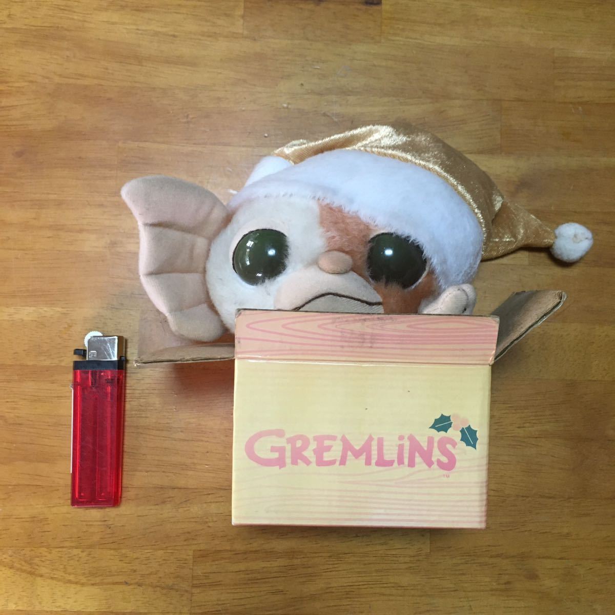 グレムリン GREMRINS ギズモ サンタぬいぐるみ フィギュア/ ジュンプランニング Warner Bros._画像1