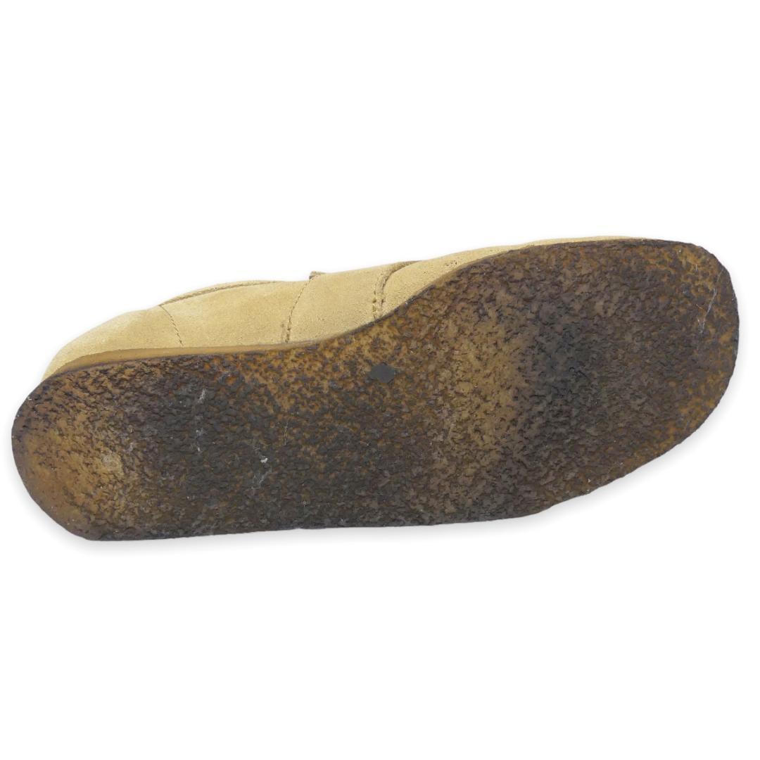 即決 CLARKS UNITED ARROWS 別注 27.5cm レザービジネスシューズ クラークス ユナイテッドアローズ コラボ メンズ ベージュ スエード本革