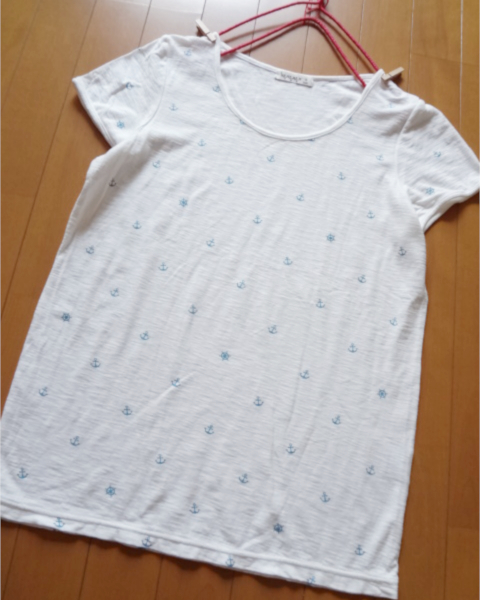 SM2 小さなイカリ柄いっぱい 半袖Tシャツ Mサイズ カットソー_画像2