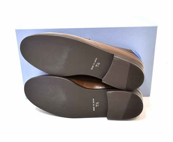 MISTERGENTLEMAN( Mr. jento Ла Манш )× SAKIAS RE-loaferli* Loafer (sa Kia s)LEATHER кожа обувь туфли без застежки сотрудничество 