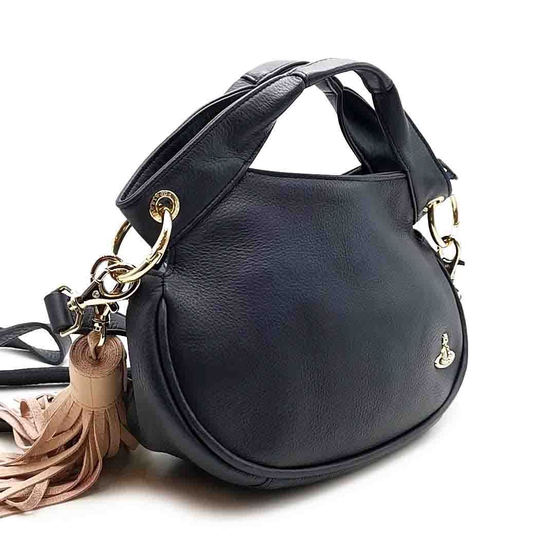  бесплатная доставка очень красивый товар Vivienne Westwood ручная сумочка сумка на плечо сумка 2WAYo-b кисточка кожа женский 