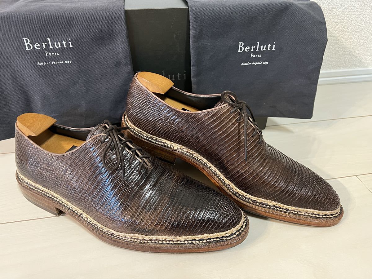 定価140万円 ベルルッティ 限定リザードレザー ノルベジェーゼ 定価140万円 ベルルッティ 限定リザードレザー ノルベジェーゼ