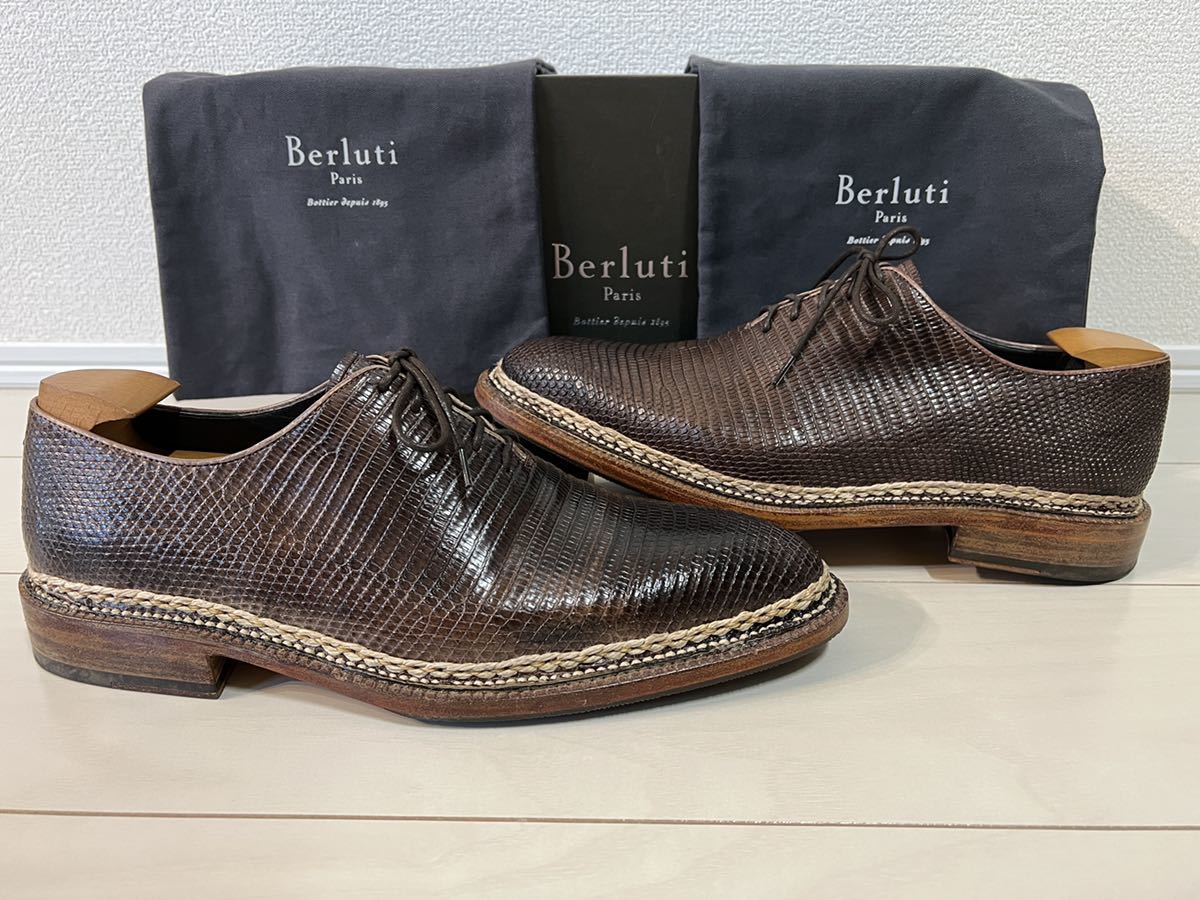 定価140万円 ベルルッティ 限定リザードレザー ノルベジェーゼ 定価140万円 ベルルッティ 限定リザードレザー ノルベジェーゼ