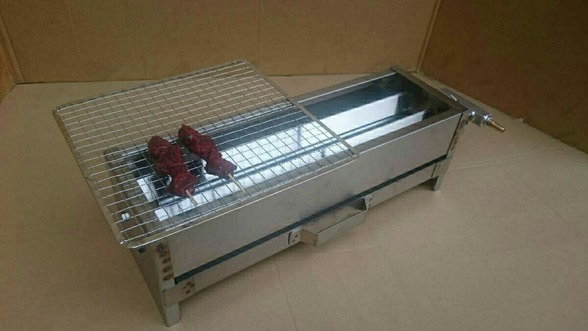全国送料無料【業務用 やきとり 焼き機器台 プロパンガス】炉端焼 海鮮