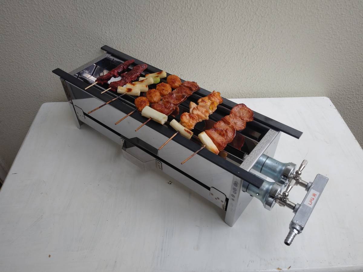 やきとり焼機器 みたらし団子 大串 LPGガス 焼鳥丼 テイクアウト