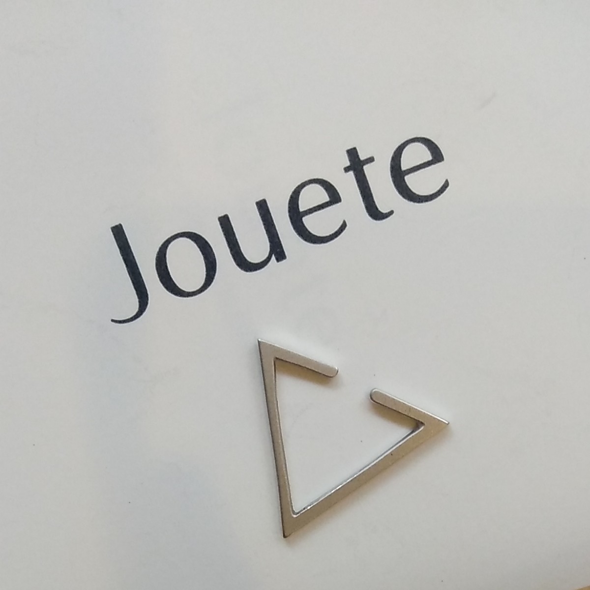 ●Jouete●ジュエッテ トライアングル イヤーカフ SV925