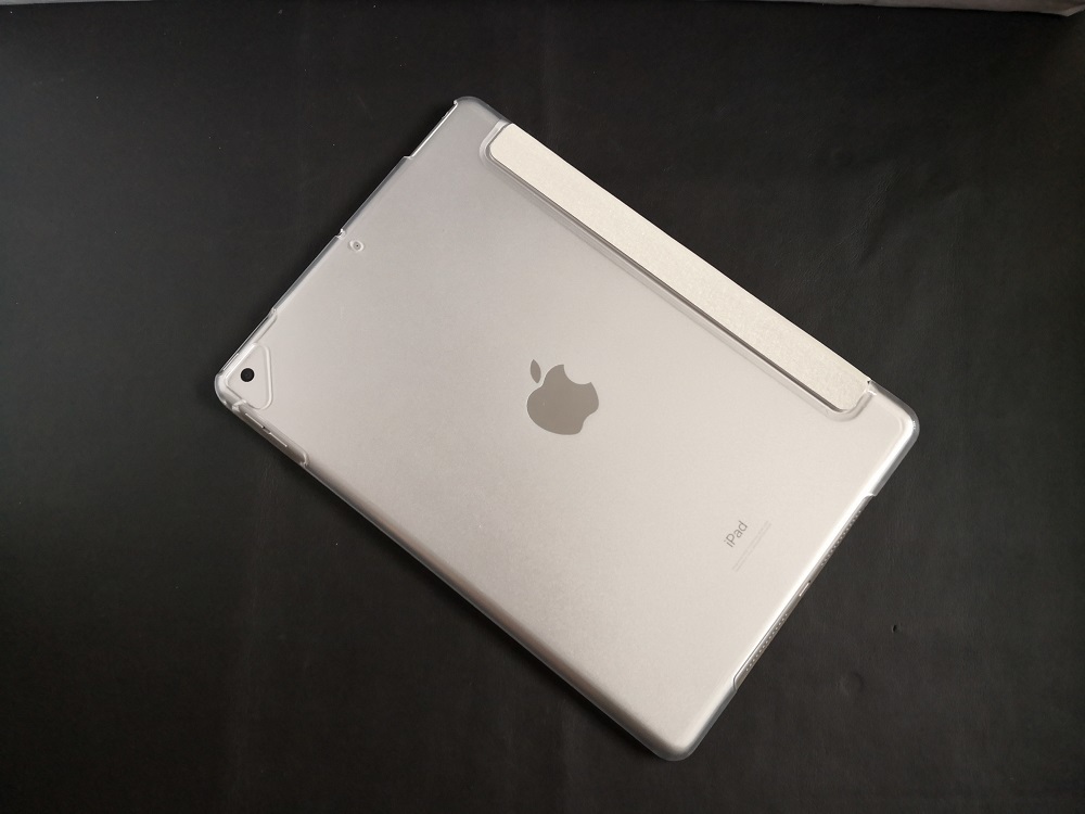 (薄型 軽量) iPad Air3/Pro10.5 共用 ホワイト レザー スマートケース スタンド機能付_画像5