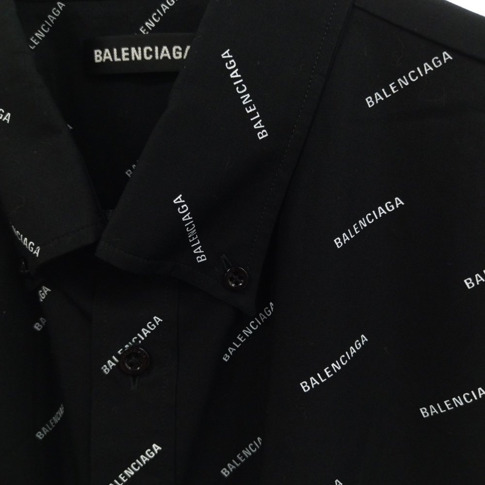 BALENCIAGA/バレンシアガ/ALL OVER LOGO S/S SHIRT/オールオーバーロゴ