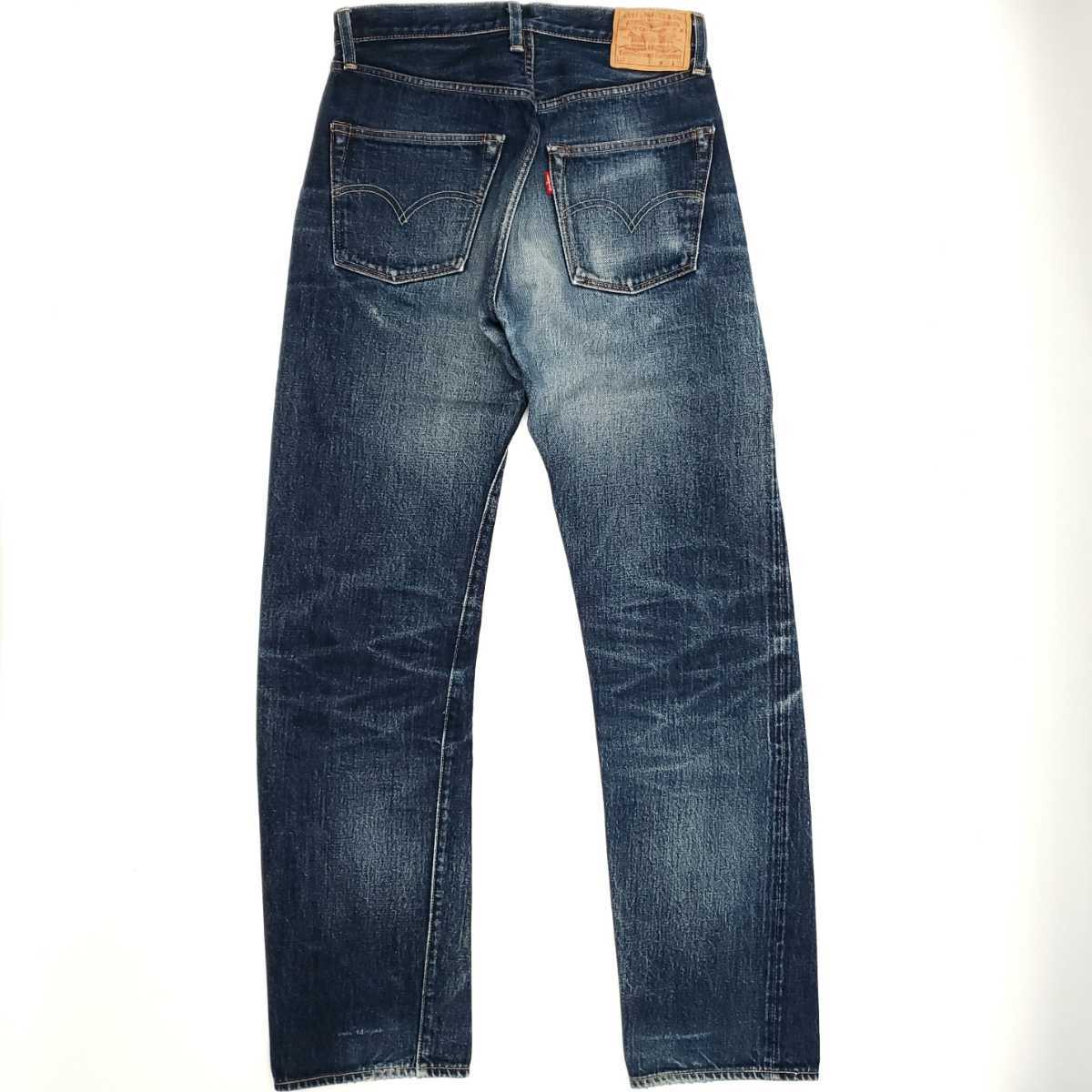サンプル級の色落ち Levi's 55501 W30日本製ビンテージ復刻 サンプル級の色落ち Levi's 55501 W30日本製ビンテージ復刻