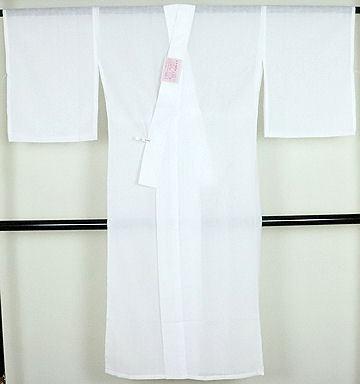 .. высококлассный длинное нижнее кимоно *teto лен * белый L размер A4747[ новый товар ] бесплатная доставка 