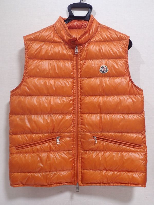 豊TJ6-718/6J〇MONCLER モンクレール ナイロン ダウンベスト