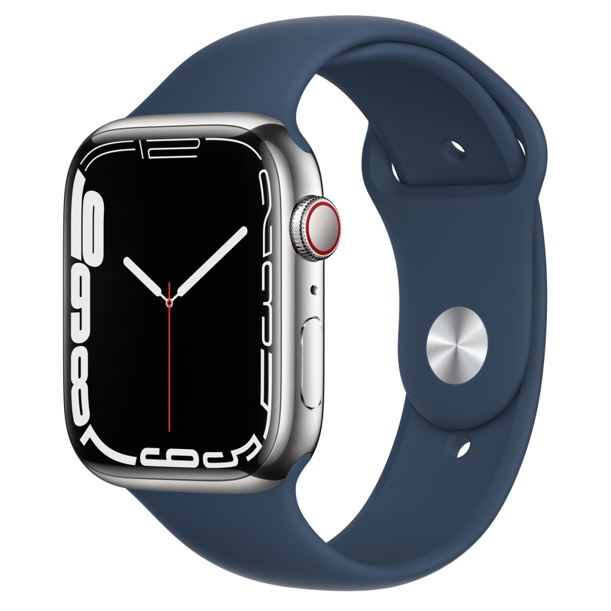 Apple Watch Series 41mm シルバーステンレス GPS+Cellular スポーツバンド 