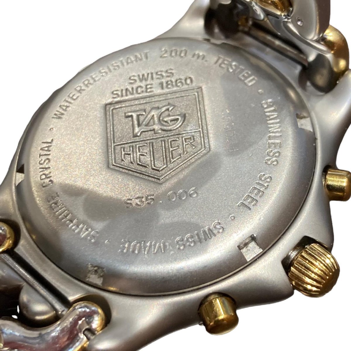 TAG HEUER タグホイヤー プロフェッショナル 200m クロノグラフ デイト
