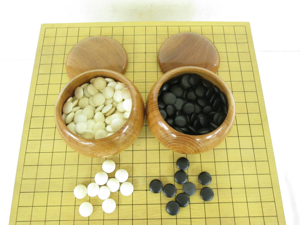 囲碁 碁盤 碁石 蛤 那智黒 セット 0007211401 item details | Yahoo