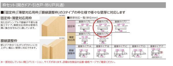 2【室内ドア】【引き戸本体・枠セット】永大産業 VD-EBHA157YSCB　　【地域限定無料配送受付中！】_画像6