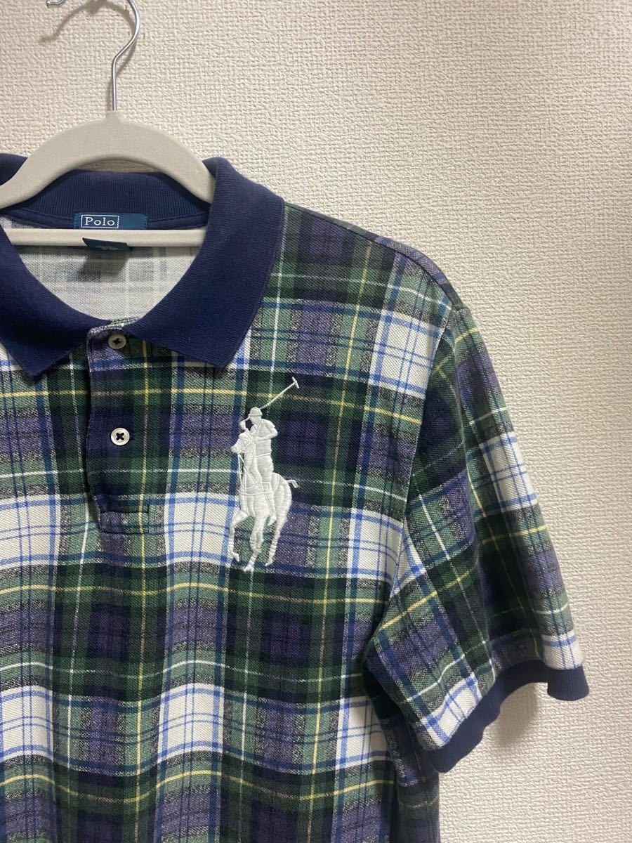 polo by Ralph Lauren チェックポロシャツ ビッグポニー ロゴ